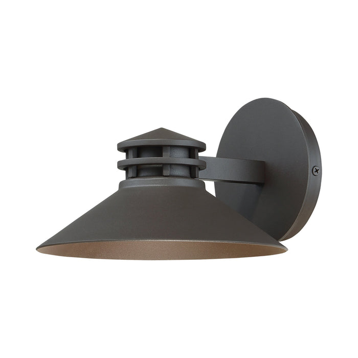Sodor Outdoor LED Wall Light in Bronze (Small).