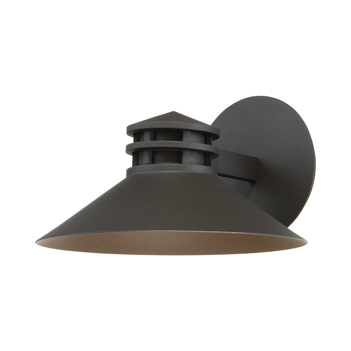 Sodor Outdoor LED Wall Light in Bronze (Large).