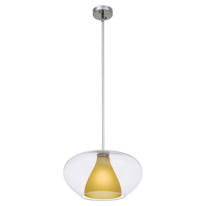 Soft Pendant Light in Amber.