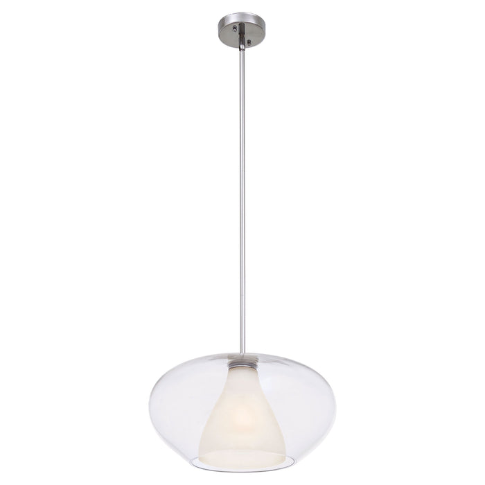 Soft Pendant Light in White Frosted.