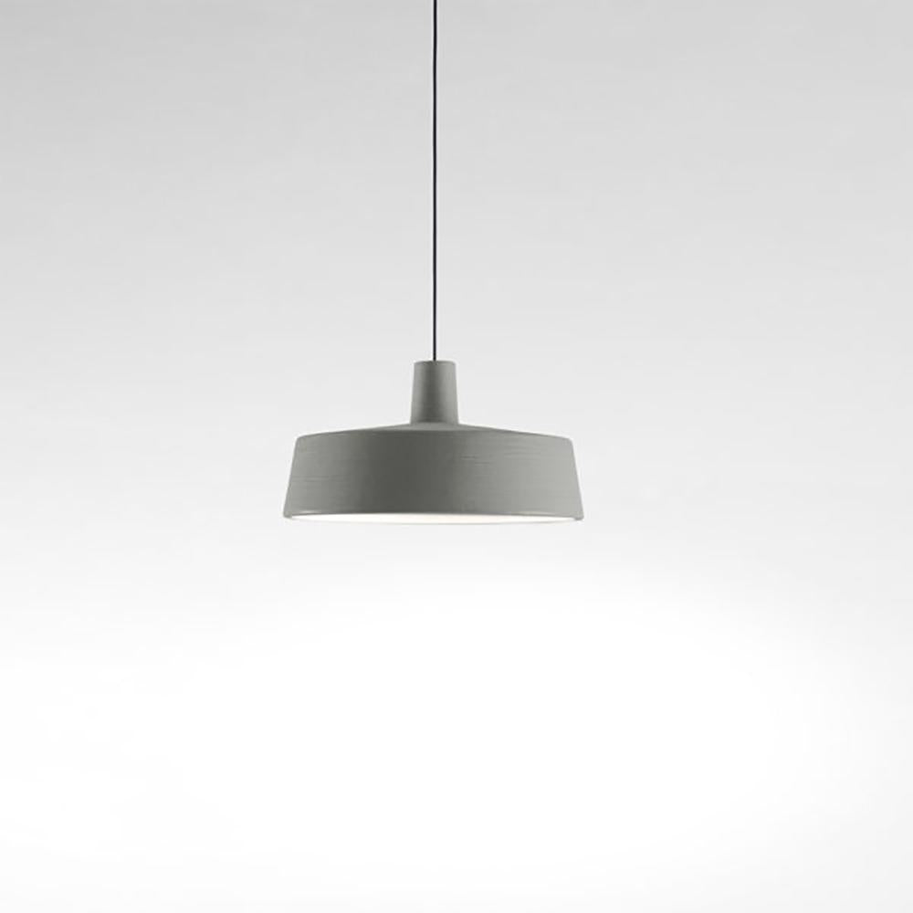 Soho LED Pendant Light in Stone grey (Small).