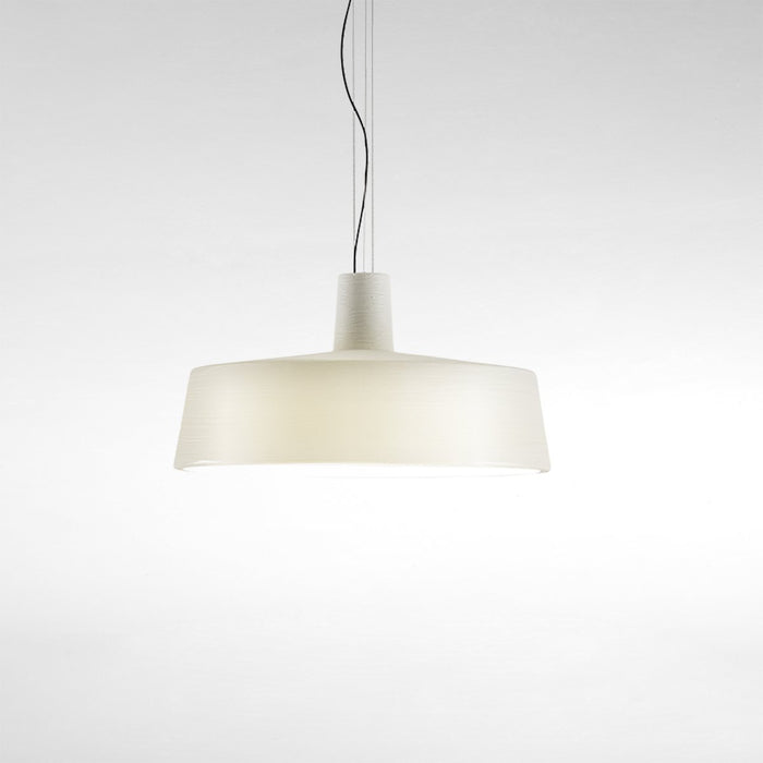 Soho LED Pendant Light in White (Medium).