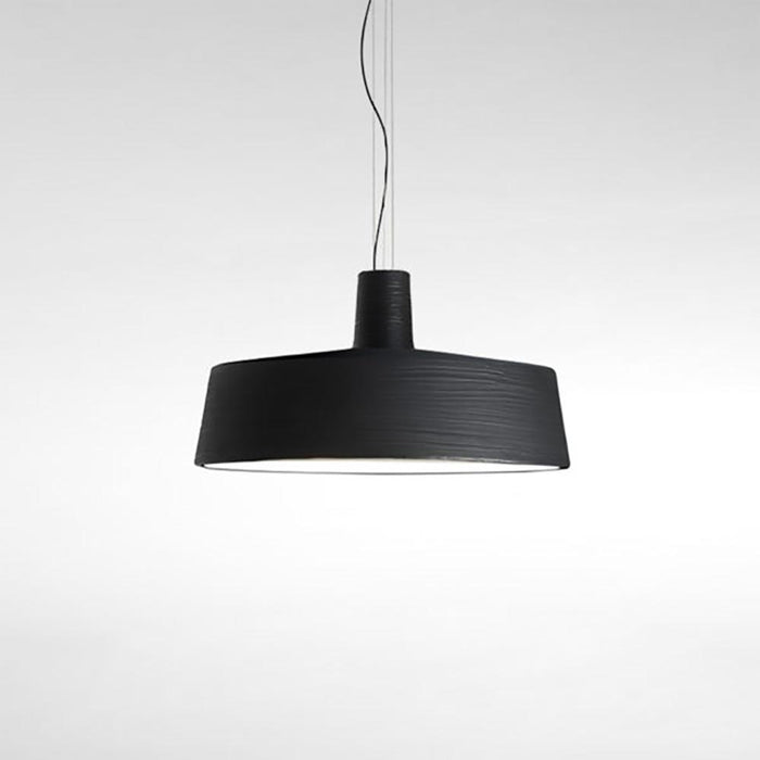 Soho LED Pendant Light in Black (Medium).