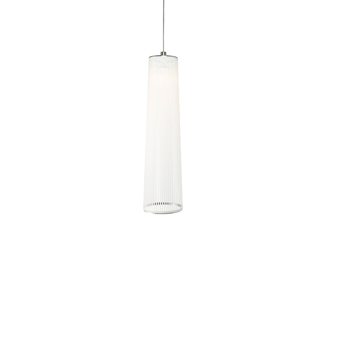 Solis LED Pendant Light in White (Medium).