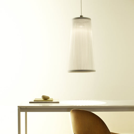 Solis LED Pendant Light in dining room.