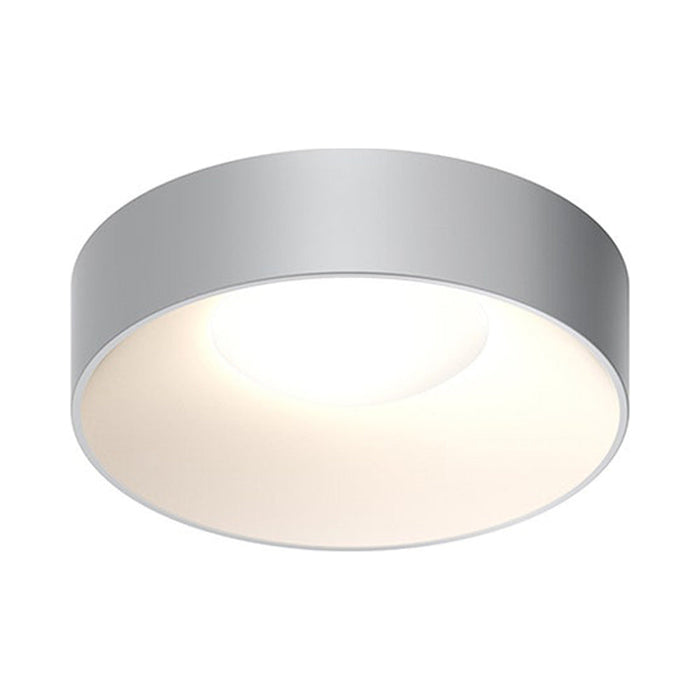 Ilios™ LED Flush Mount Ceiling Light in Dove Gray (14-Inch).