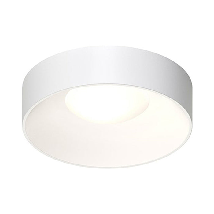 Ilios™ LED Flush Mount Ceiling Light in Satin White (14-Inch).