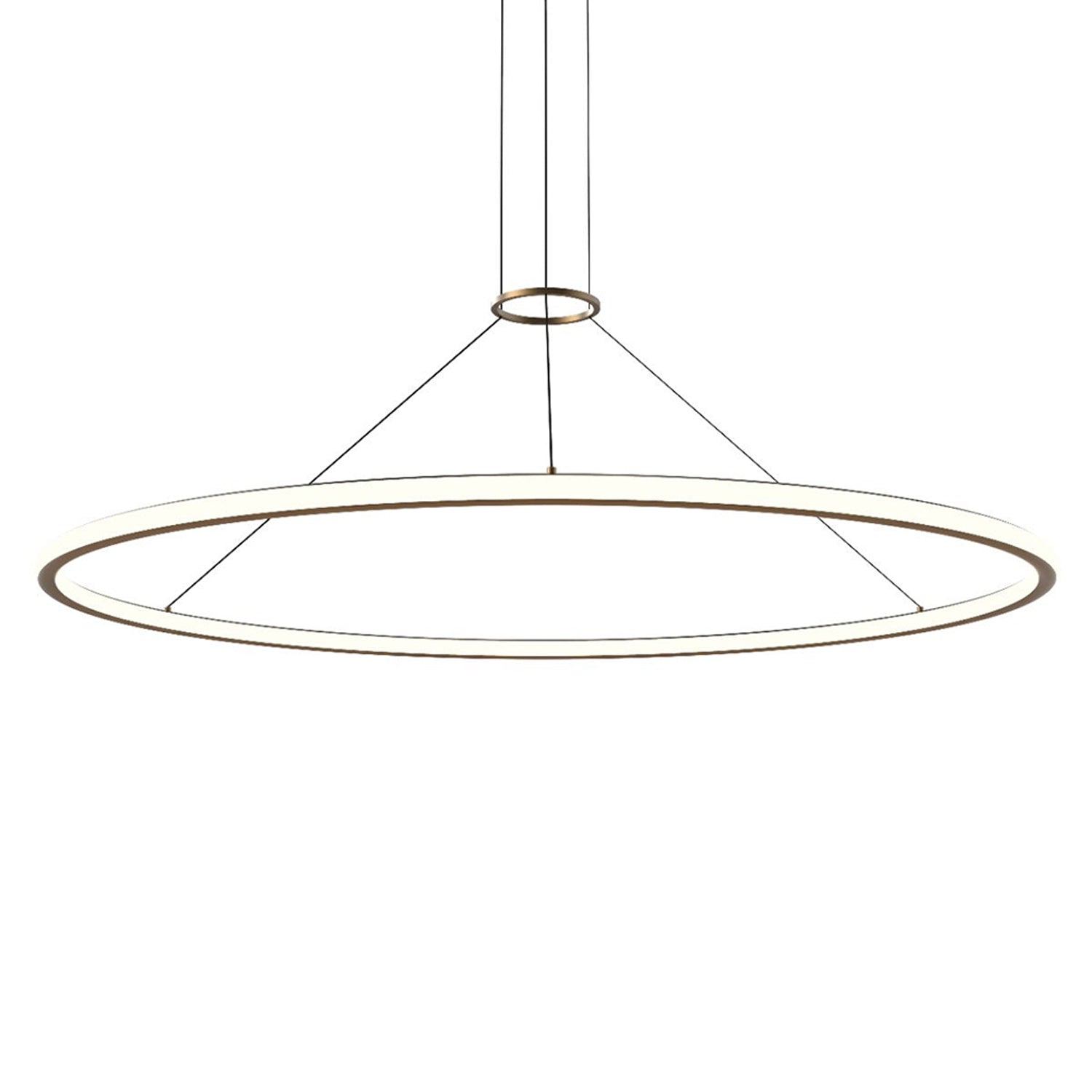 Luna™ LED Pendant Light in Satin Brass (60-Inch).