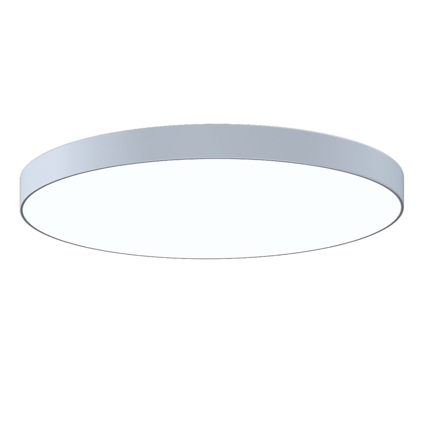 Pi LED Flush Mount Ceiling Light in Satin White (30-Inch).