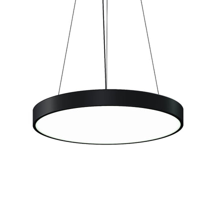 Pi LED Pendant Light in Satin Black (23.75-Inch).