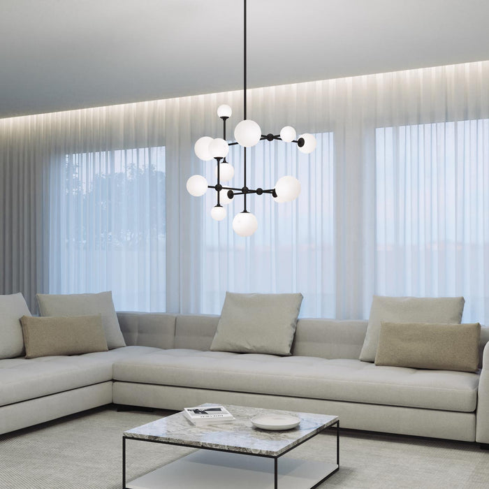 Sabon™ LED Pendant Light in living room.
