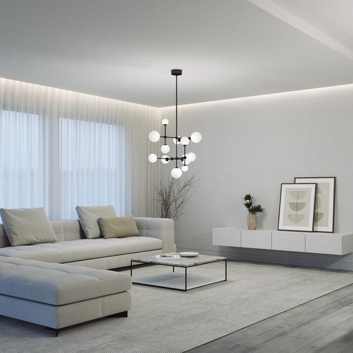 Sabon™ LED Pendant Light in living room.