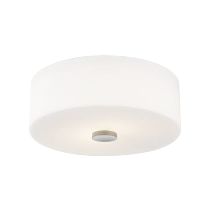 Sophie Flush Mount Ceiling Light in Polished Nickel.