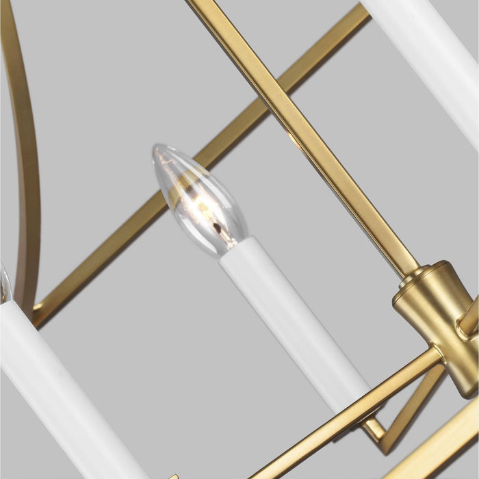 Southold Linear Chandelier in Detail.