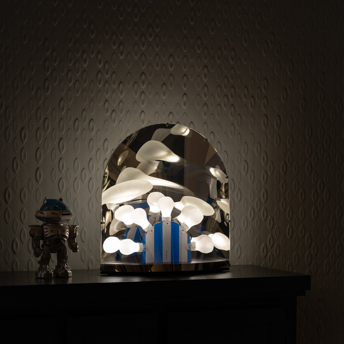 Space LED Table Lamp in living room.