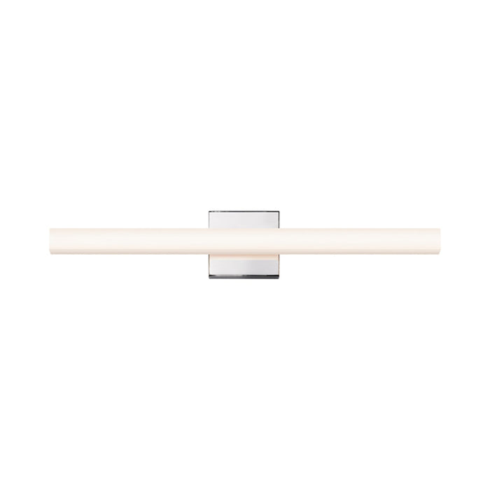 SQ-bar LED Bath Vanity Light in Medium/Polished Chrome.