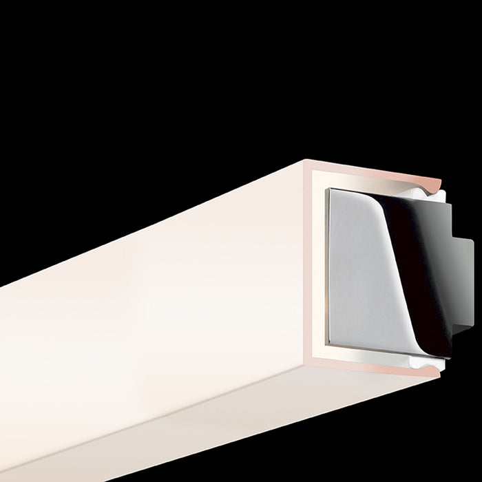 SQ-bar LED Bath Vanity Light in Detail.