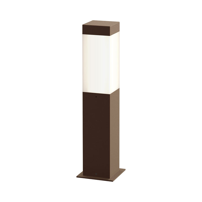 Square Column™ LED Bollard in Textured Bronze/Small.