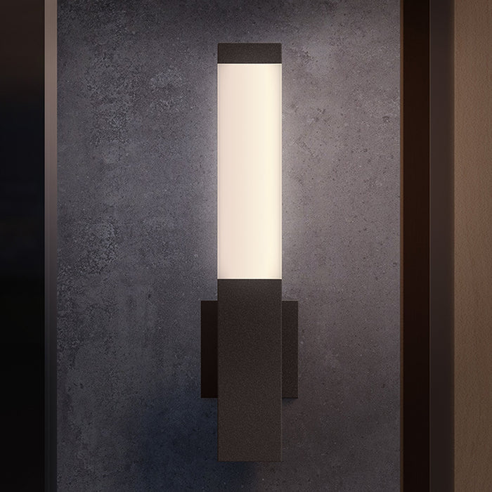Square Column™ Outdoor LED Wall Light Outside Area.