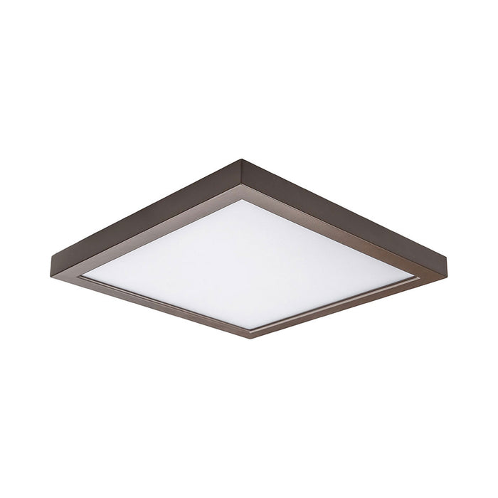 Square LED Ceiling/Wall Light in Bronze (Small).