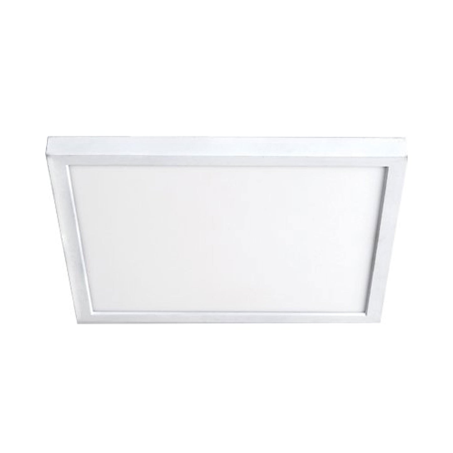 Square LED Ceiling/Wall Light in White (Large).