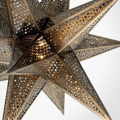 Star Of The East Chandelier in Detail.