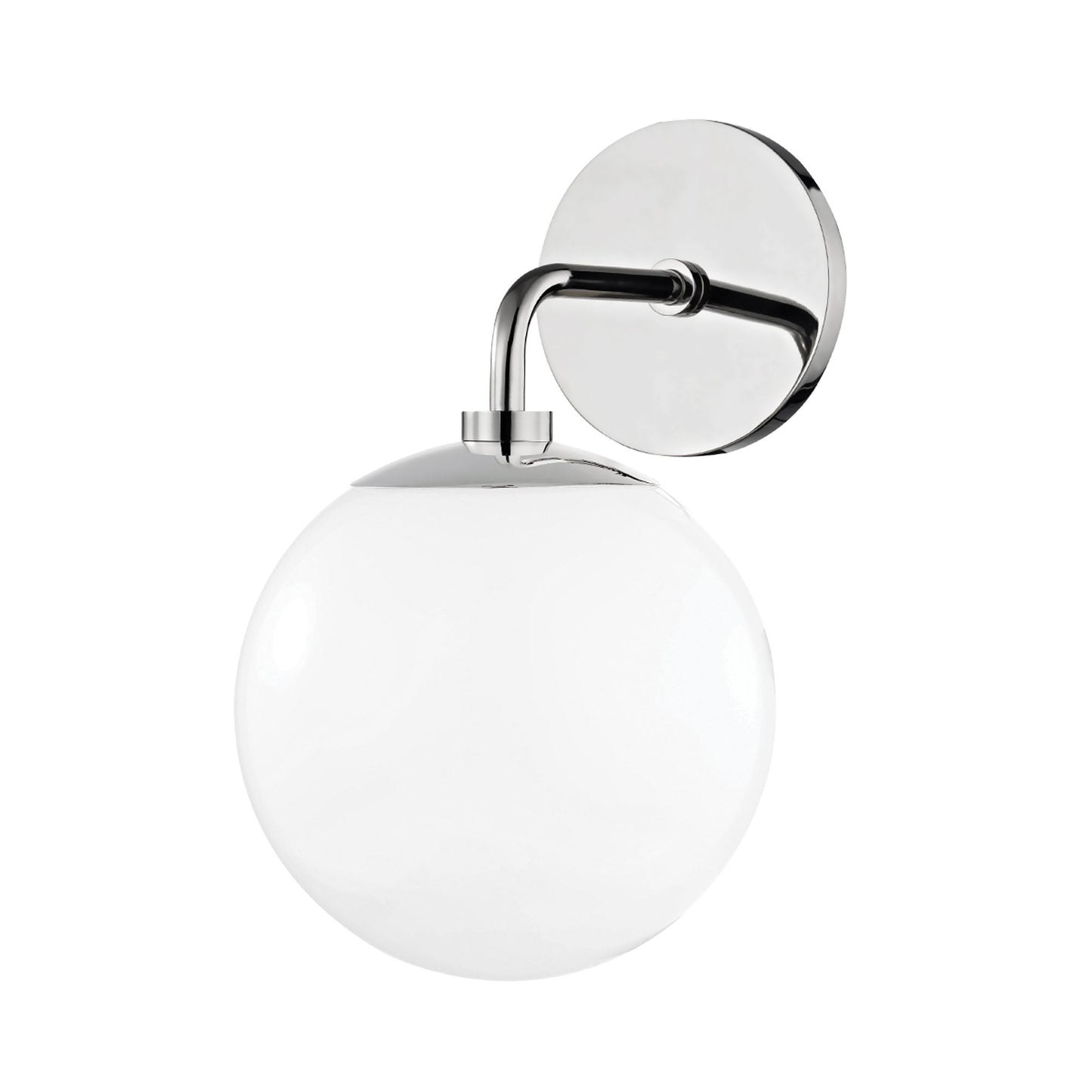 Stella Wall Light in Polished Nickel (1-Light).