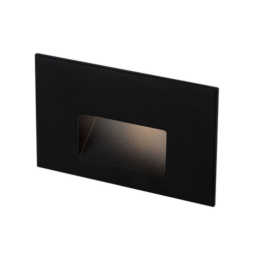 Step Light Outdoor LED Wall Light in Black.
