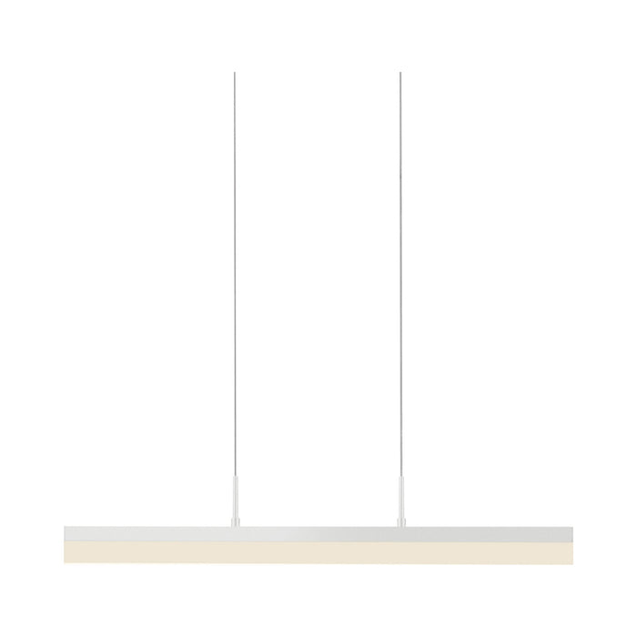 Stiletto LED Pendant Light in Satin White (X-Small).