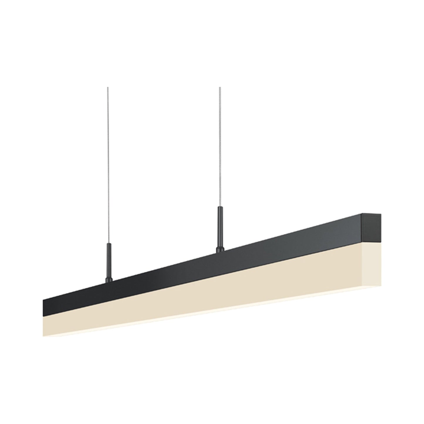 Stiletto LED Pendant Light in Satin Black (Medium).