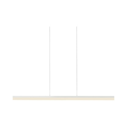 Stiletto LED Pendant Light in Satin White (Medium).