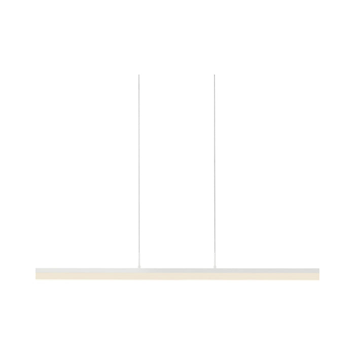 Stiletto LED Pendant Light in Satin White (Medium).