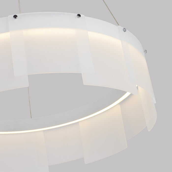 Stratos LED Chandelier in Detail.