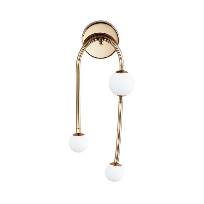 Alina LED Wall Light in French Gold.
