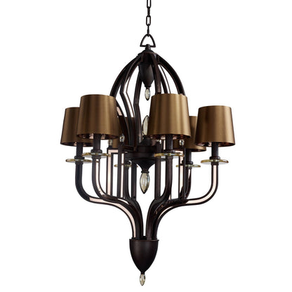 Hermitage Pendant Light in Russet (6-Light).