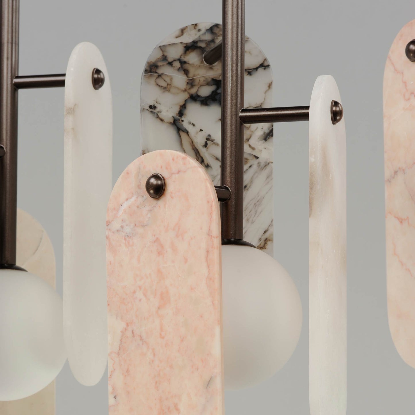 Megalith LED Multi Light Pendant Light in Detail.