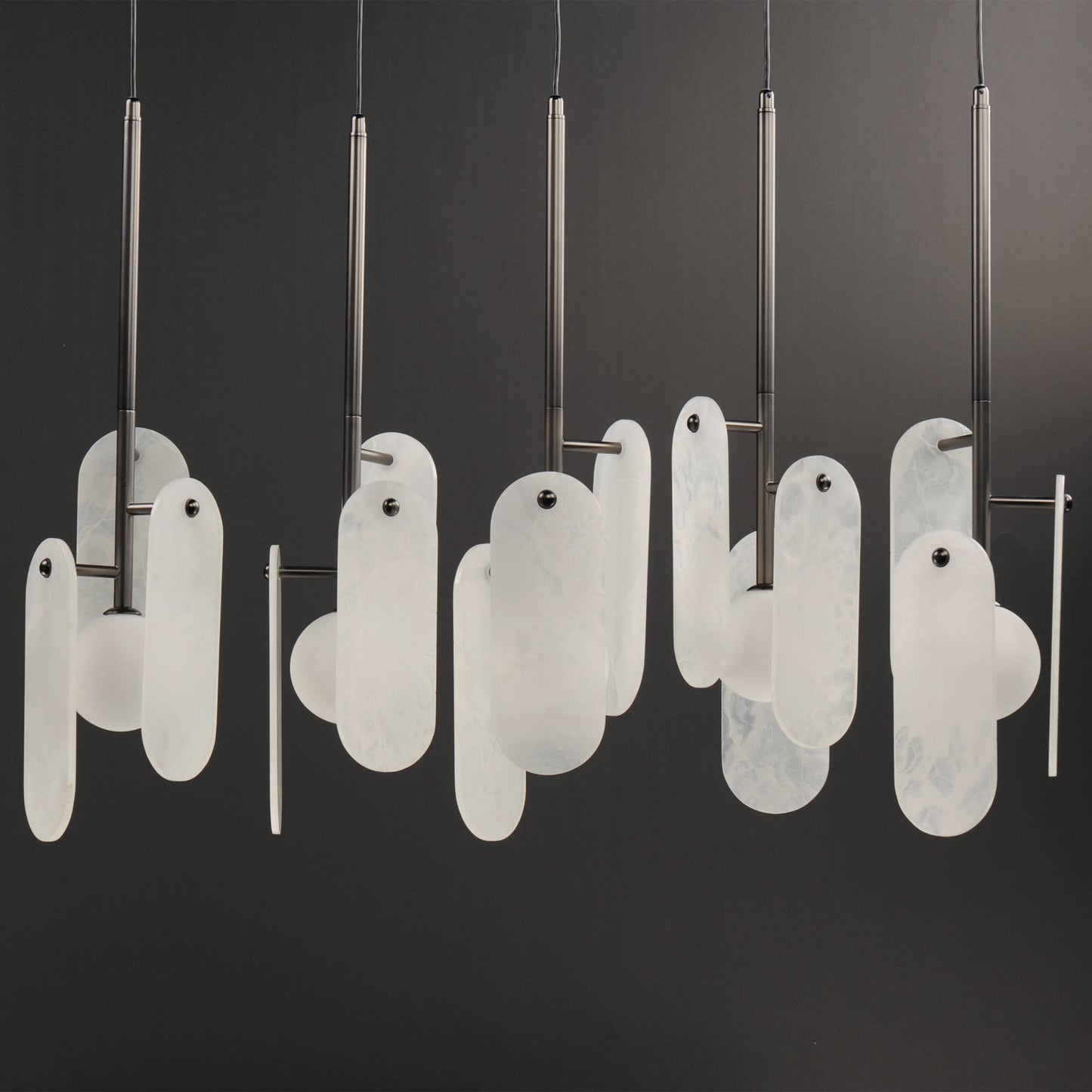 Megalith LED Multi Light Pendant Light in Detail.