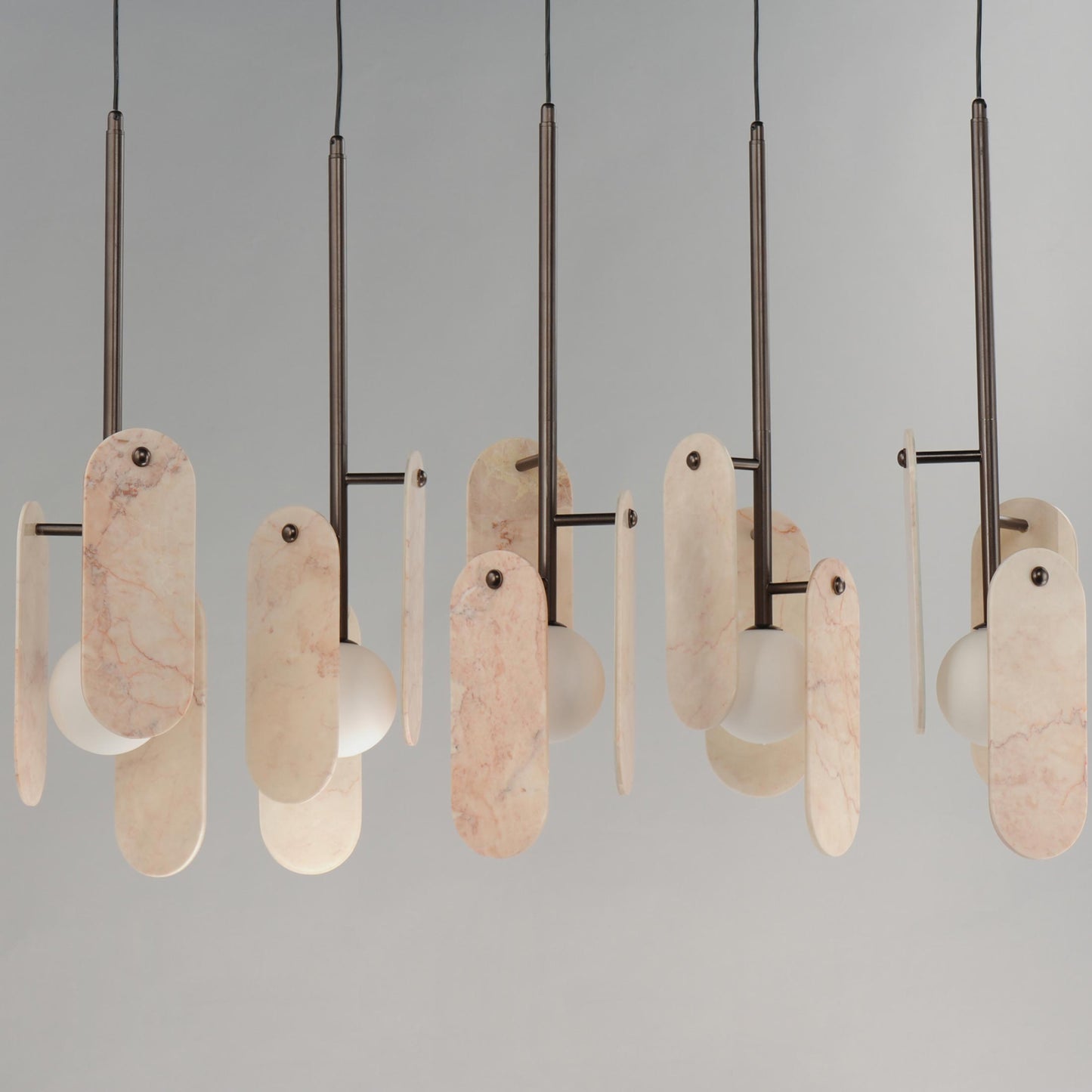 Megalith LED Multi Light Pendant Light in Detail.