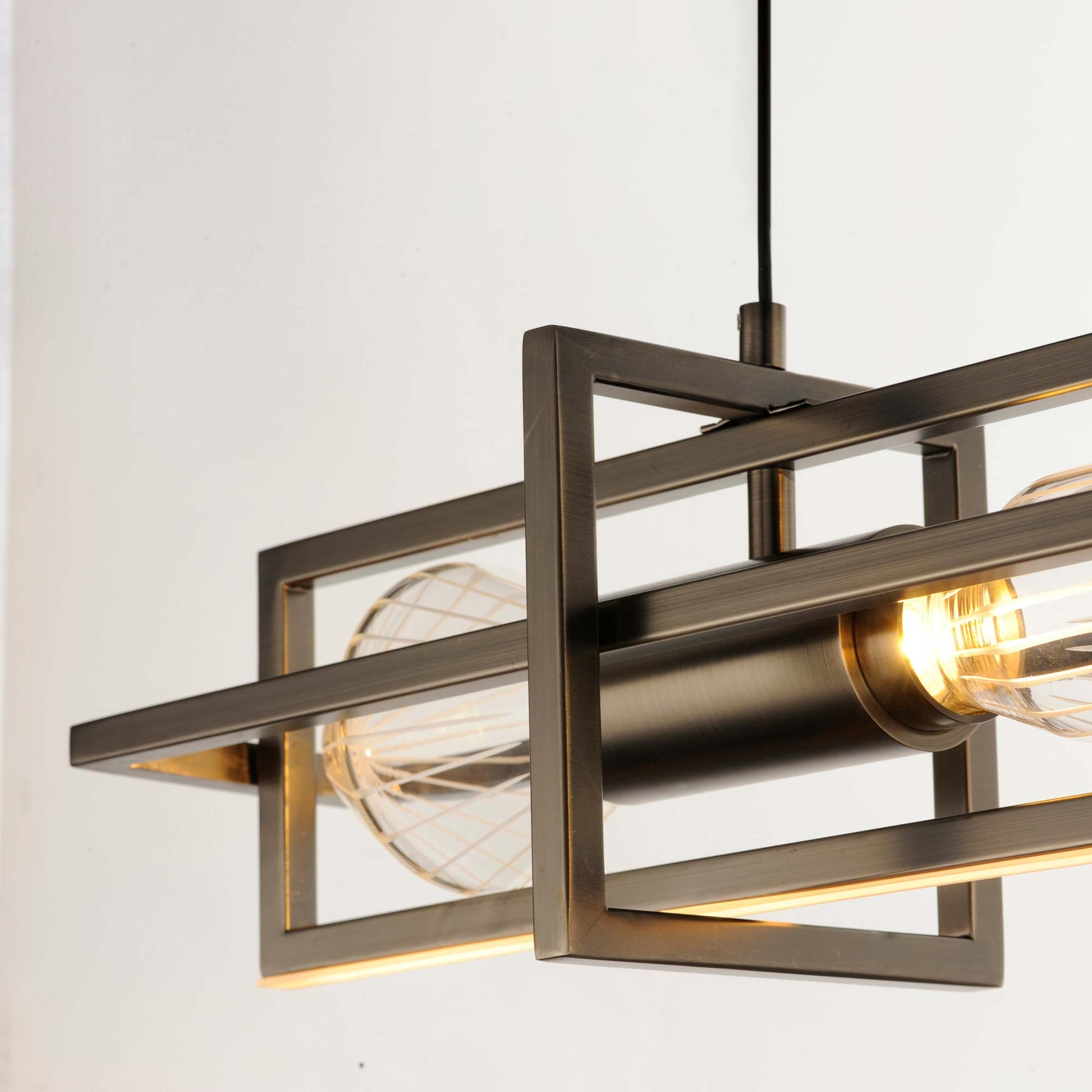 Zeppelin LED Linear Pendant Light in Detail.