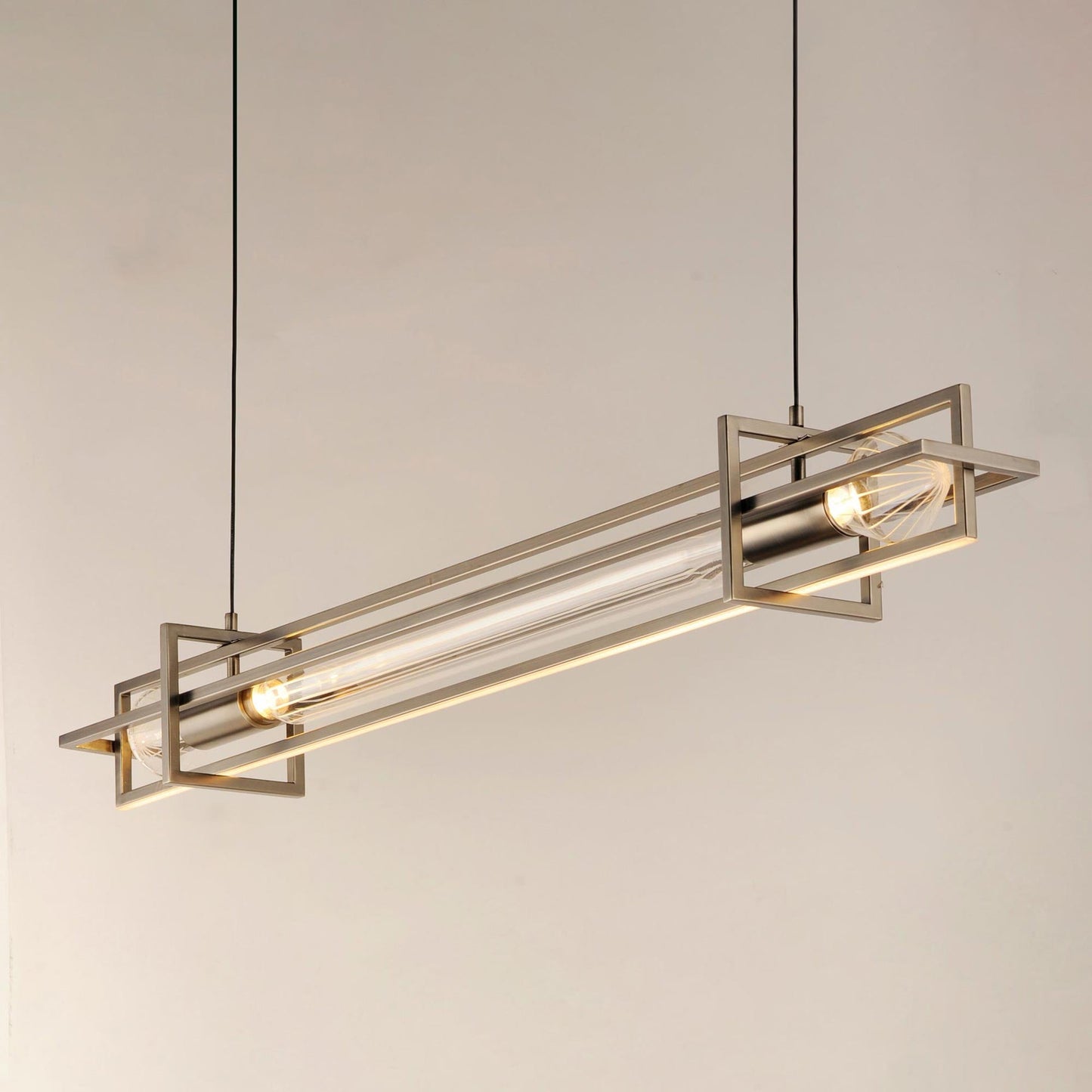 Zeppelin LED Linear Pendant Light in Detail.