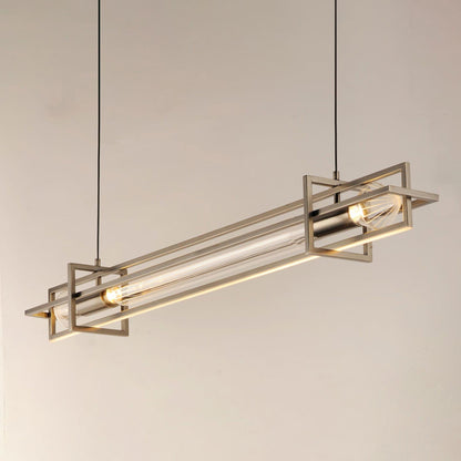 Zeppelin LED Linear Pendant Light in Detail.