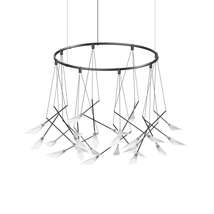 Suspenders® Ring LED Pendant Light (Branch Pendants with Petal Shade).