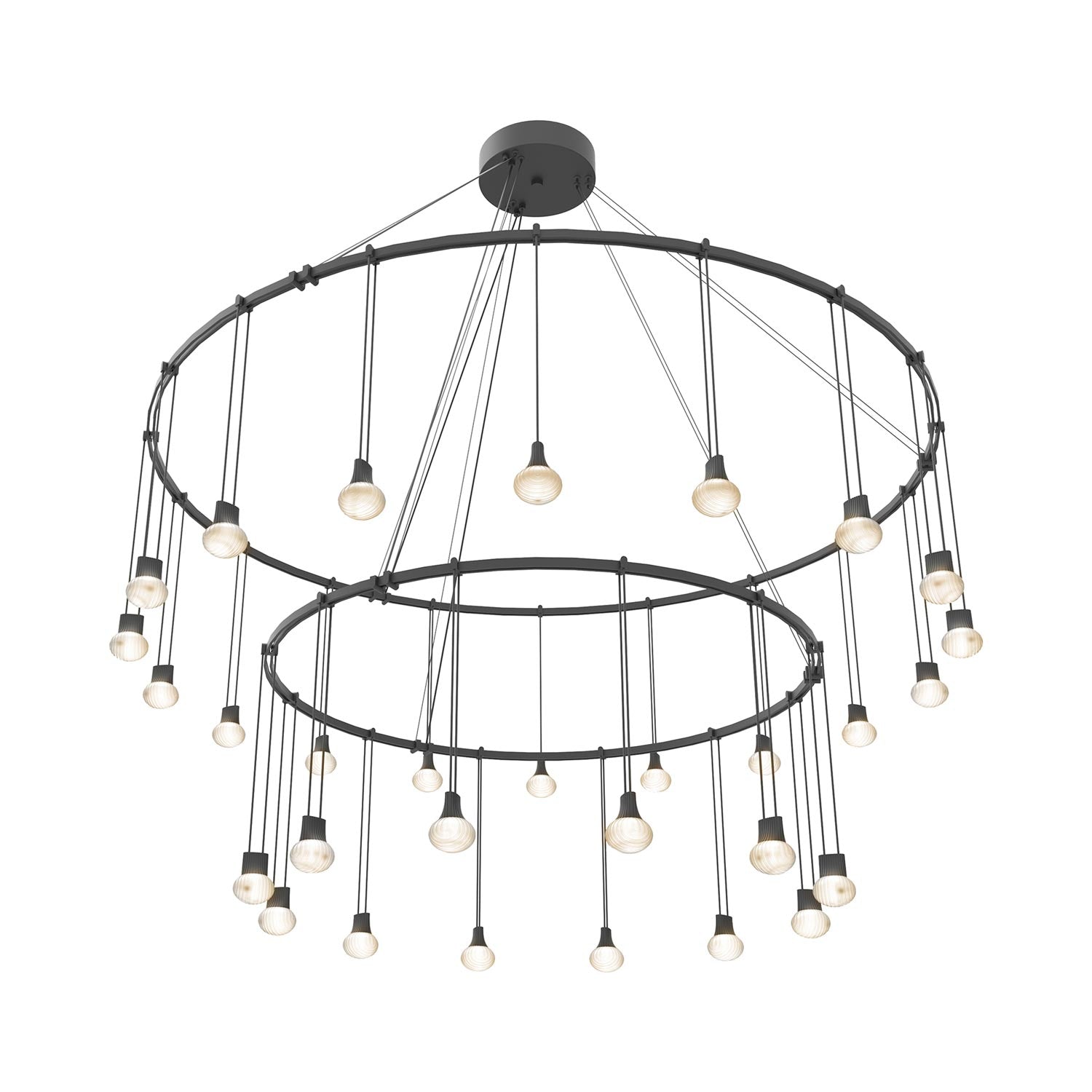 Suspenders® Ring LED Pendant Light (Crystal Oval).