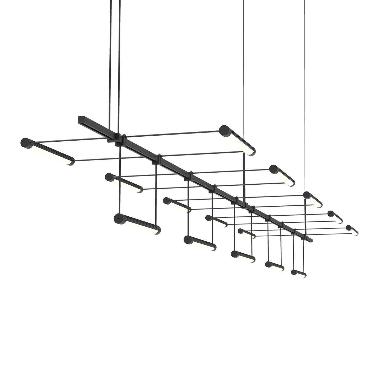 Suspenders® Tier Linear LED Pendant Light (9" Linear Rotational Luminaire).