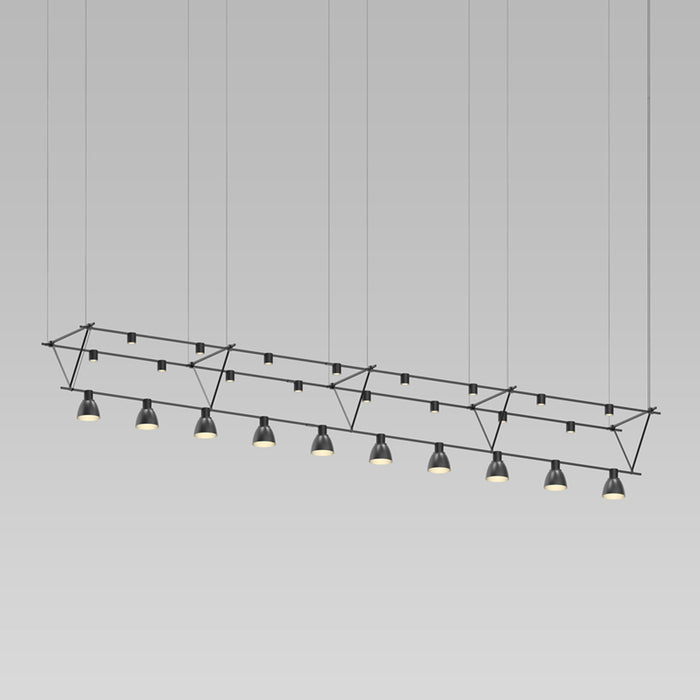 Suspenders® Triangle Truss Linear LED Suspension Light in Detail.