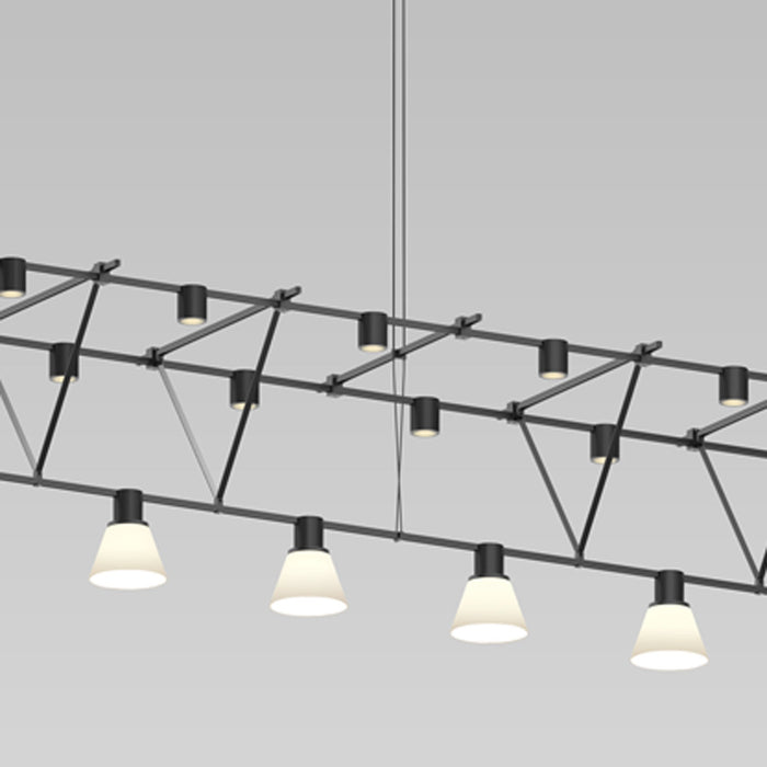 Suspenders® Triangle Truss Linear LED Suspension Light in Detail.