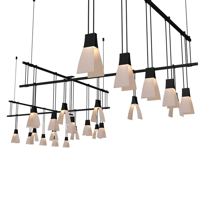 Suspenders® Zig Zag LED Pendant Light with Wings Luminaires.