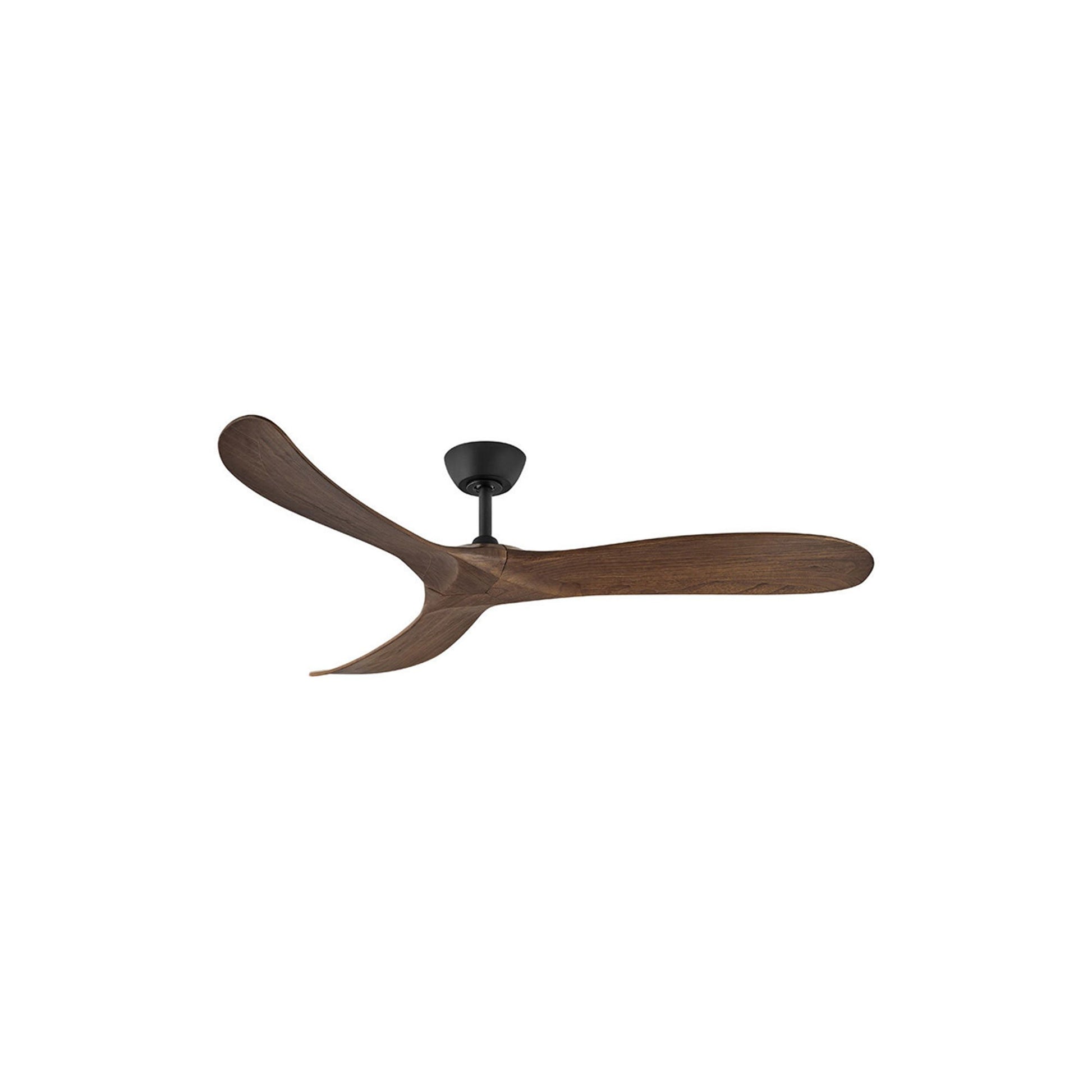 Swell Ceiling Fan in Matte Black/Walnut (60-Inch).