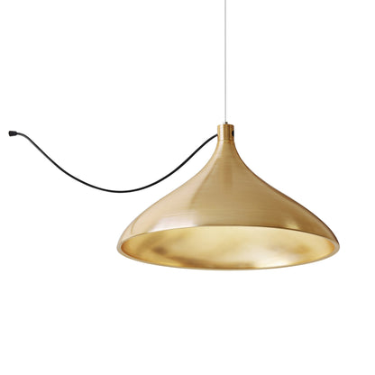 Swell LED String Pendant Light in Brass/Brass (Wide).