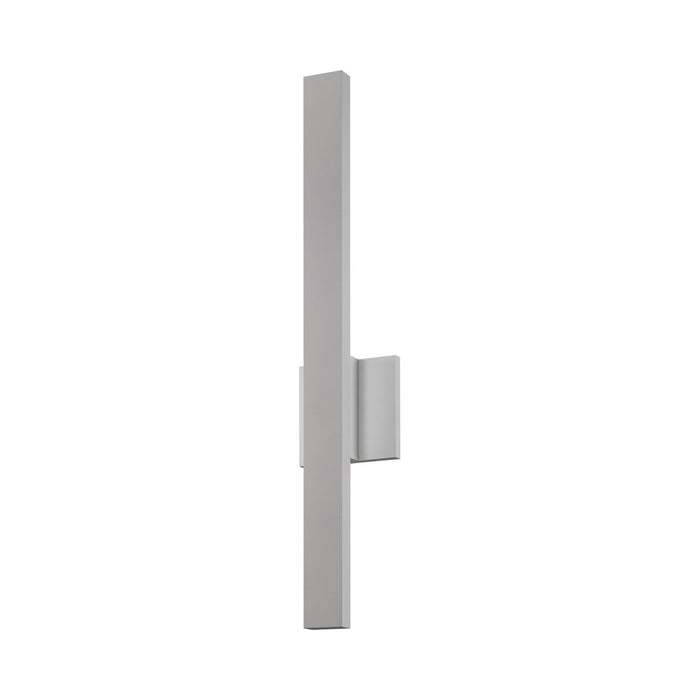 Sword Outdoor LED Wall Light in Textured Gray.